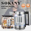 მინის ელექტრო ჩაიდანი Sokany SK-09062