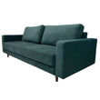 გასაშლელი დივანი სათავსოთი Turin Green 225x95x90 სმ