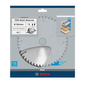 ცირკული ხერხის საჭრელი დისკი 184x2,4/1,8x30მმ-48T BOSCH 2608640506