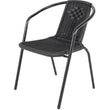 ბაღის სკამი BLOG SC-039P Black (A3624)