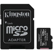 მეხსიერების ბარათი Kingston 128GB Canvas Select Plus With Adapter (SDCS2/128GB)