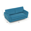 დივანი Limassol Turquoise 182x100x94 სმ