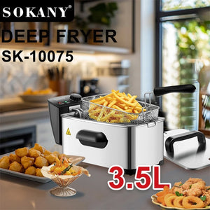 ფრის აპარატი 3.5 ლ SOKANY SK-10075