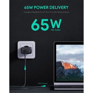 დამტენი Aukey PA-B4T 2-Port 65W