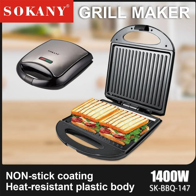 გრილ-ტოსტერი Sokany SK-BBQ-147