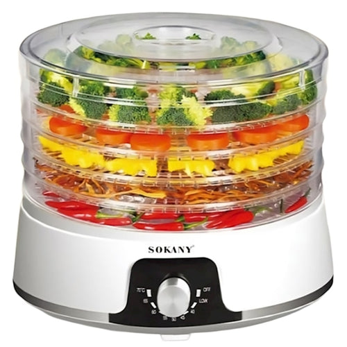 ჩირის დასამზადებელი აპარატი 5 თაროიანი Sokany SK-10072