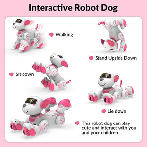 ჭკვიანი ინტერაქტიული რობოტი ძაღლი RC Robot Dog BG1533