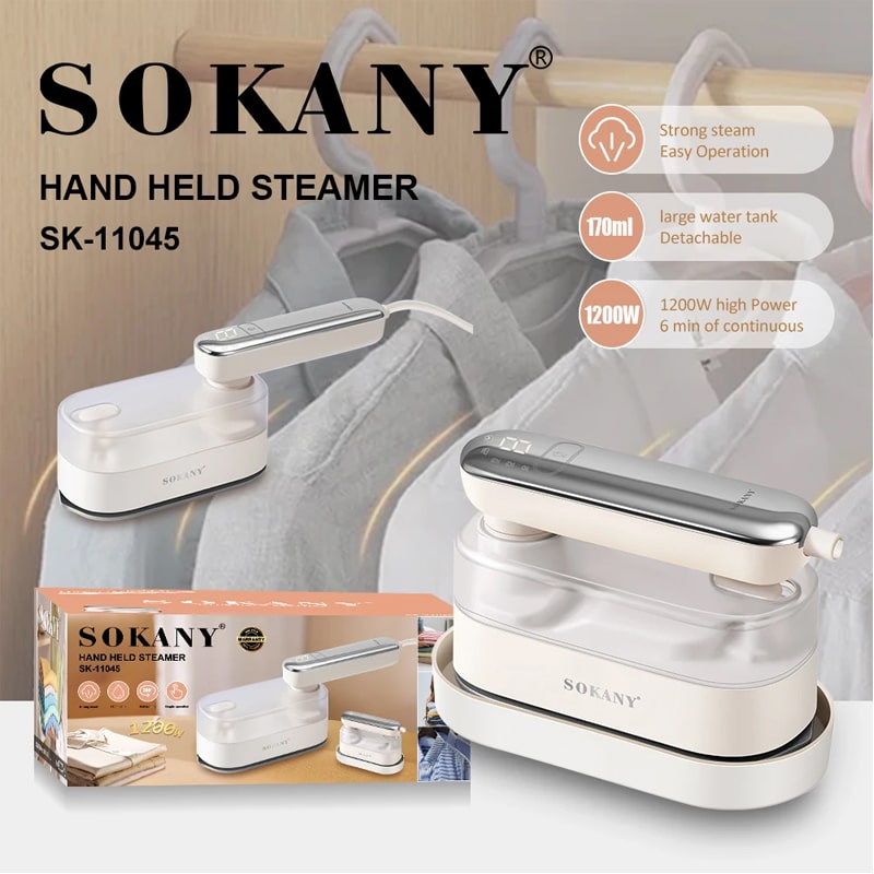 ხელის ორთქლის უთო Sokany SK-11045