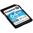 მეხსიერების ბარათი Kingston 64GB SDXC Canvas Go! Plus (SDG3/64GB)