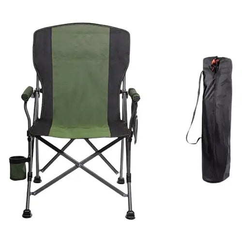 კეცვადი სკამი ჭიქის სათავსოთი, ჯიბით და შესანახი ნაჭრის ტომრით OEM VG3390