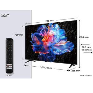 Smart 4K ტელევიზორი TCL 55V6C 55 inch (140 სმ) 2025წ.