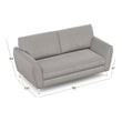 დივანი Limassol Gray-Beige 182x100x94 სმ