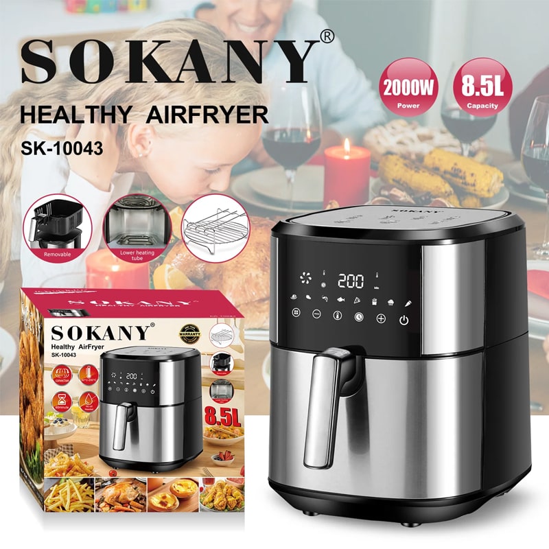 აეროგრილი 8.5ლ Sokany SK-10043