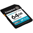 მეხსიერების ბარათი Kingston 64GB Canvas Go Plus (SDG4/64GB)