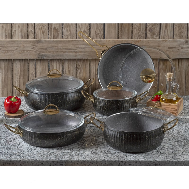 გრანიტის ქვაბების ნაკრები PowerGranite