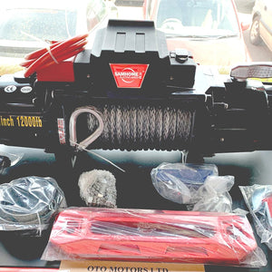 ჯალამბარი 12V 2722 კგ Winch SAMHOME SH6000LB