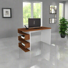 საოფისე და სამეცადინო მაგიდა თაროებით Gelens IS0777