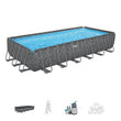 მართკუთხედი კარკასული აუზი 30045ლ Bestway 561KG