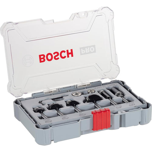 ფრეზის პირების 6 ცალიანი ნაკრები BOSCH 2607017468