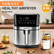 აეროგრილი 8ლ Sokany SK-ZG-8042