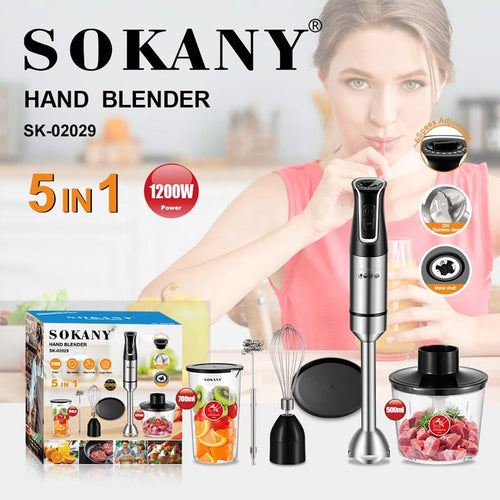 მრავალფუნქციური ბლენდერი 5-1 ში Sokany SK-02029