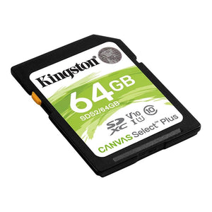 მეხსიერების ბარათი Kingston 64GB SDHC Canvas Select Plus (SDS2/64GB)