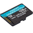 მეხსიერების ბარათი Kingston 128GB microSDXC Canvas Go Plus (SDCG4/128GBSP)