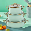 ემალის ქვაბების ნაკრები Bonera 4PCS Enamel