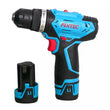 აკუმულატორული ბურღი-სახრახნისი FIXTEC FCD12L04