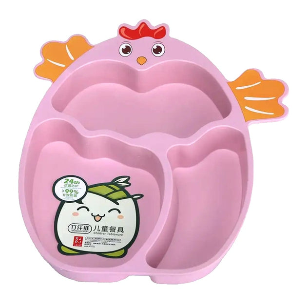 ბავშვის საუზმის 7 ცალიანი კომპლექტი Chicken Children Tableware