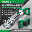 ელექტრო სამშენებლო მიქსერი 1600W NEWBEAT NBT-EM-160F