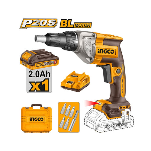 აკ. სახრახნისი თაბაშირ-მუყაოსთვის 20V INGCO CDSLI204281