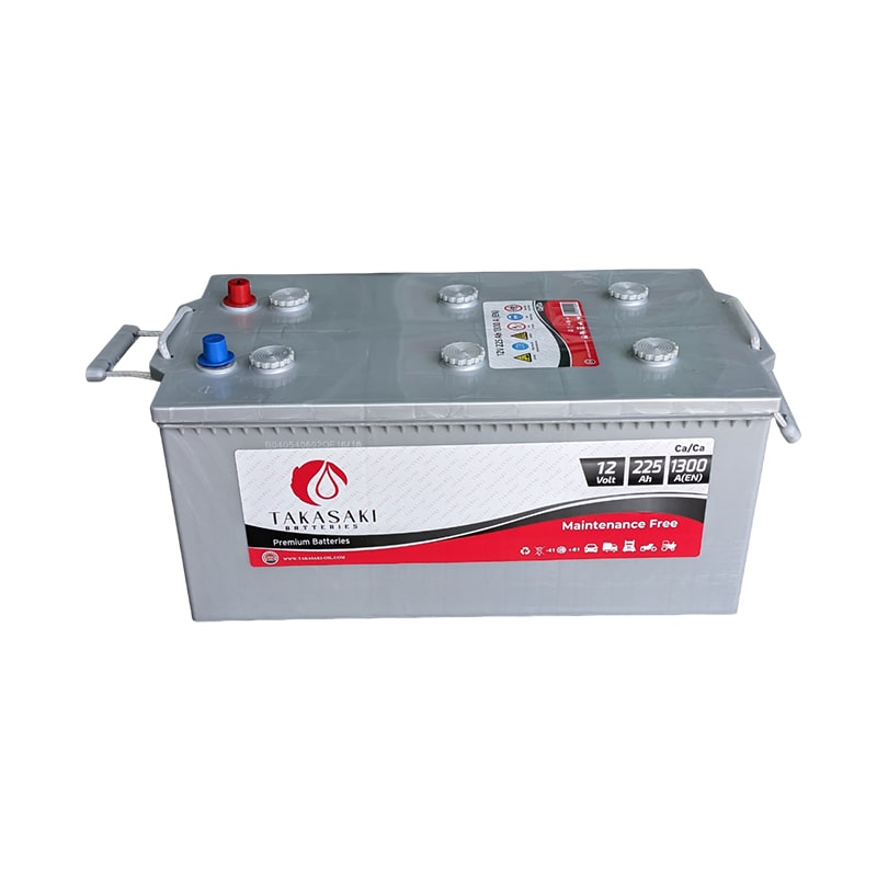 ავტომობილის აკუმულატორი 225ამპ TAKASAKI 12 V 225 AH 1300A / D6-MF
