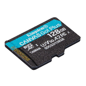 მეხსიერების ბარათი Kingston 128GB microSDXC Canvas Go Plus (SDCG3/128GBSP)