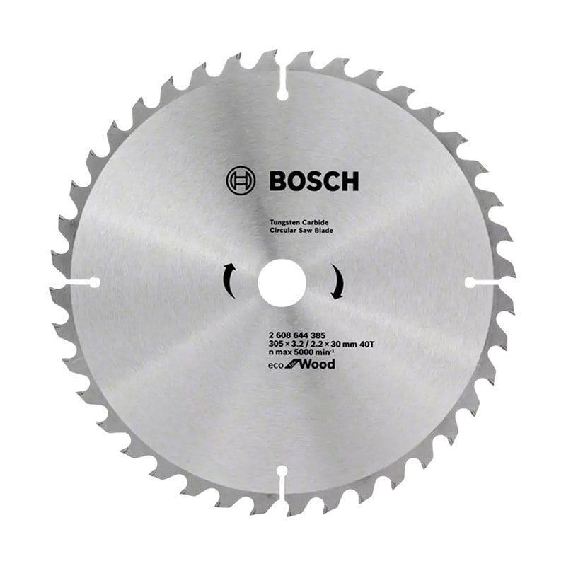 ცირკული ხერხის საჭრელი დისკი 305x3,2/2,2x30მმ-40T BOSCH 2608644385