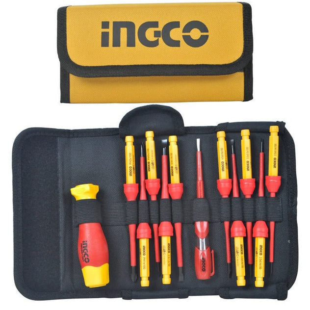 სახრახნისები ინდიკატორთან ერთად 12ც-ნი კომპლექტი INGCO HKISD1201