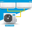 მულტისპლიტ კონდიციონერი MIDEA M3OG-21HFN8-Q + AB-09NXD0-M + AB-12NXD0-M