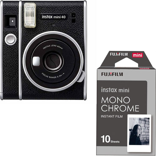მომენტალური ბეჭვდის ფოტოაპარატი Fujifilm Mini 40 + 10 ფირი საჩუქრად