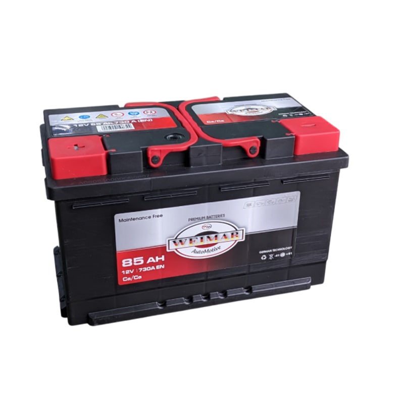 ავტომობილის აკუმულატორი 85ამპ WEIMAR 12V 85 AH 730A / L4-SMF