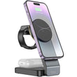 მობილურის უსადენო დამტენი Hoco CQ3 Motorcycle folding 3-in-1 magnetic wireless fast charger