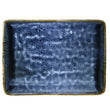 ფაიფურის ლურჯი თეფში KUTAHYA TAN30X20DU850A02