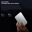 ფოვერბანკი 5000mAh Xiaomi UltraThin Magnetic Power Bank 15W Glacier Silver