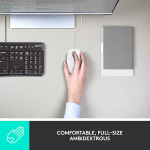 მაუსი Logitech M100 White