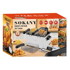 ფრის აპარატი 5.5 ლ SOKANY SK-10086