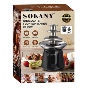 3 დონიანი შოკოლადის ფანტანი Sokany SK-07069