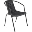 ბაღის სკამი BLOG SC-039P Black (A3624)