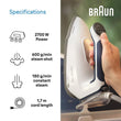ორთქლის გენერატორი Braun IS7282BL