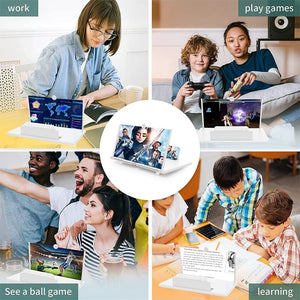 მობილურის 3D HD გამოსახულების გამადიდებელი Mobile Phone Video Amplifier