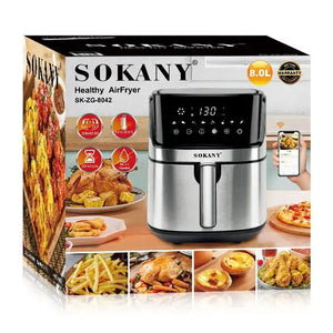 აეროგრილი 8ლ Sokany SK-ZG-8042