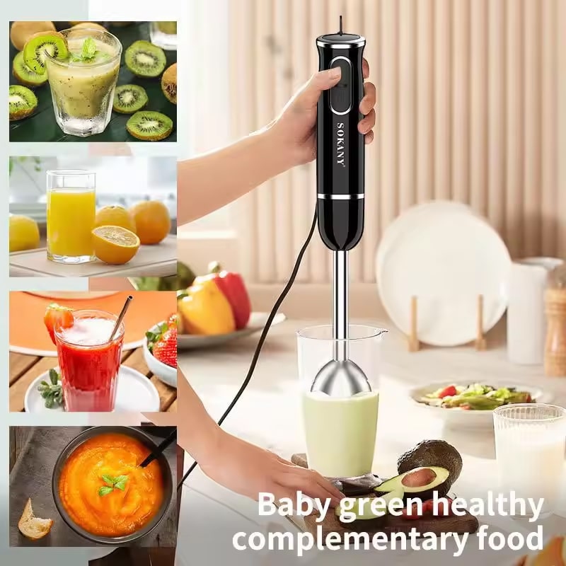 Sokany SK-1726 Stainless Steel Electric Hand Blender description image 2